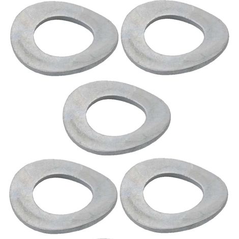 5x Rondelle élastique ondulée rondelle frein en acier à ressorts zingué DIN 137B Blocage Fixation Vis Boulon Quincaillerie Vibration, M16x30x1,6mm (1/2)