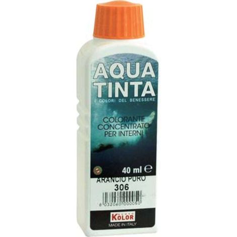 COLORANTE ACQUA AQUATINTA - 306 ARANCIO ML 40 - 10 pezzi