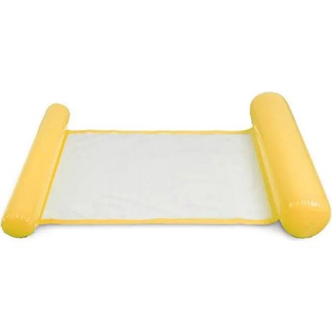Hamac Gonflable - 130 x 70 cm - PVC et Nylon 0,2 mm - Pour Eau Plage Piscine Lac Rivière - 1 Pièce (1/5)