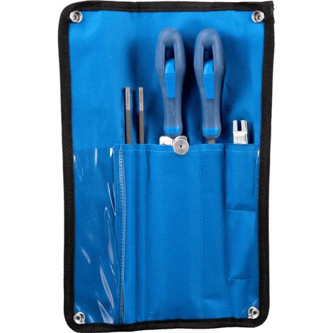 PFERD Kettensägenschärf-Set 5,16 mm 13/64 für Kettenteilung 3/8 in Rolltasche (1/4)