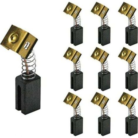 5 Paires de Brosses en 6.4X7.9X12.5Mm 596071-00 pour, XU,Black&Decke Meuleuse D'Angle Moteurs éLectriques CD105 CD110 CD115 KG900 - KZQ (1/4)