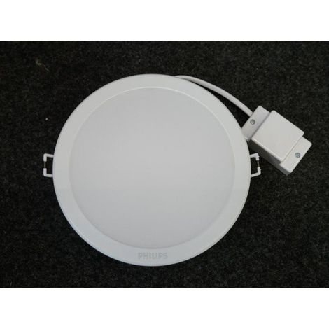 Philips – Spot encastrable LED 11W ultra-plat rond blanc Ø 175mm – 4000K 1000lm 110° – Éclairage moderne non-dimmable 230V (1/8)