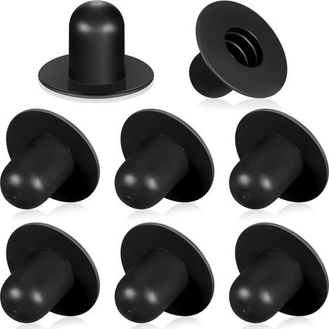 Pièces détachées pour filtre de piscine : bouchon de vidange de pompe de piscine en PVC, couleur unie, accessoires d'été (noir). (1/4)