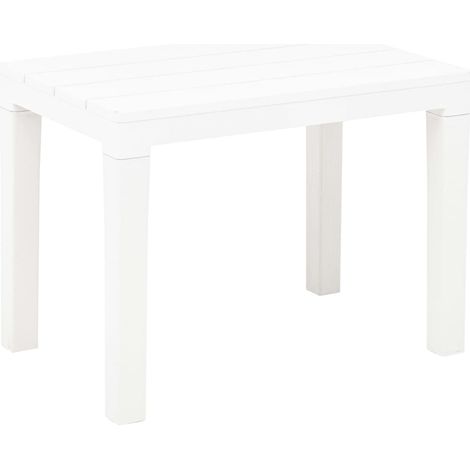 vidaXL Panchine da Giardino 2 pz Bianco in Plastica