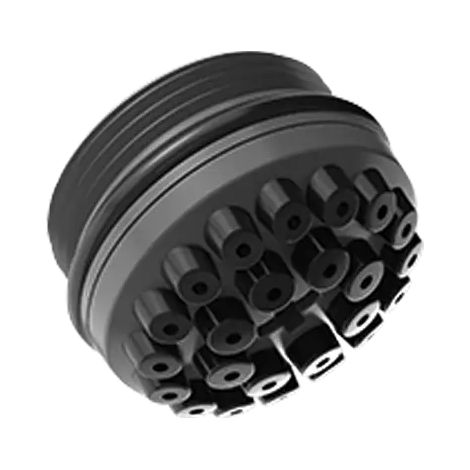 Delabie Düse Komfort mit Regenstrahl, vandalengeschützt, M24x1,25 (1/4)