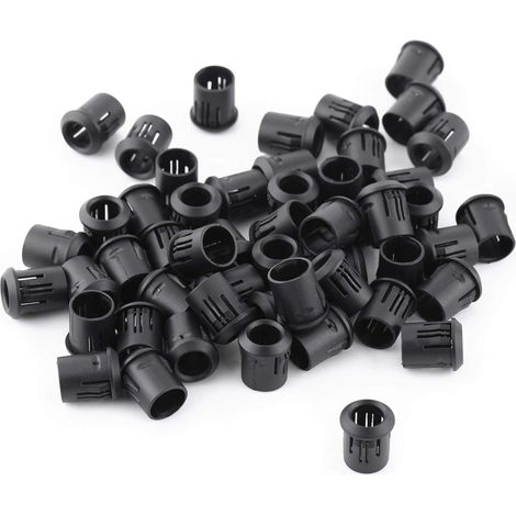 Support de Diode, 3mm 5mm 8mm 10mm LED 50Pcs Douille de Lampe Support de Diode Nylon Noir Clip Lunette Mont Utile(8mm) (1/5)