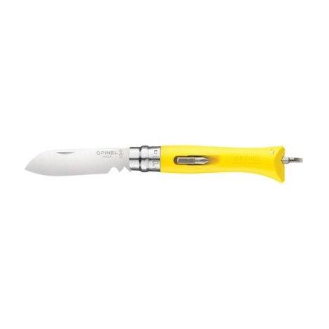 COLTELLO OPINEL 09 BRICOLAGE MM 80 PP GIALLO
