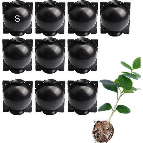 Kit de multiplication par marcottage aérien (lot de 10) avec boule de bouturage réutilisable pour le greffage et la croissance des racines. (1/4)