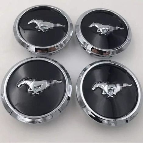 4 pièces rechange cache-moyeux de roue pour ford mustang oem,centres moyeux de roue capuchon,accessoires de décoration antirouille (1/4)