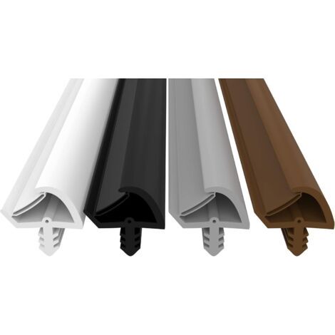 5m Joint de porte, rainure 3mm, profondeur 7mm, pliage 12mm, isolation thermique et acoustique, pour porte bois (1/5)