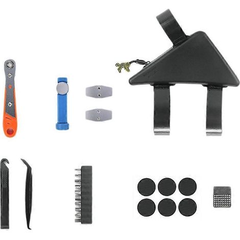 Dreieckige Tasche für Fahrradwerkzeug, Bremsenwerkzeugset für Mountainbikes/Rennräder, Reparaturwerkzeug für Falträder (1/5)