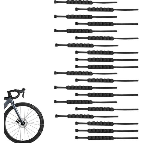 20 Pack Snow Chains For Mobility Scooter - 50cm Nylon Reusable Anti-skid Snow Chain, Adjustable Non Slip Snows Tyre Grips, Non-Slip Cable Ties For Car SUV Pickup Trucks E-Bike Motorbike Winter Safety