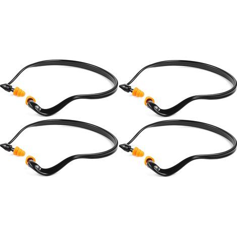 Silicone Ear Plugs with Cord – Pairs Reusable Hearing Protection for Shooting Construction Work Hunting Range – Noise Reduction (1/4)