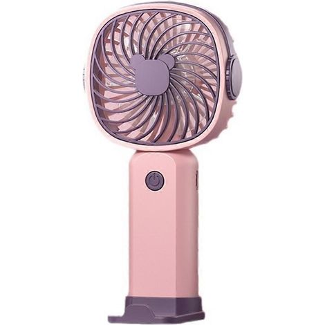 Kompakter und multifunktionaler tragbarer Outdoor-Ventilator mit Handyhalterung und 3 Geschwindigkeitsstufen, 400 mAh wiederaufladbarer Akku. (1/5)