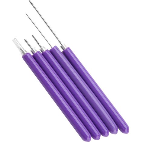 Kit de 5 outils à quilling multifonctions avec manche ergonomique (1/5)
