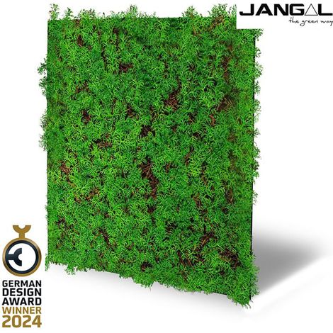 JANGAL Pannelli acustici Modulabili in FLORA sintetica ULTRAREALISTICA 52x52cm mod. THUJA TEA TREE