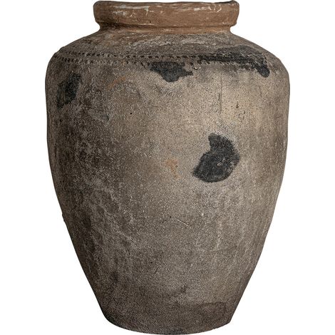 Amphore Vintage Multicolore en Terracotta - Terre brûlée multicolore effet vieilli (1/5)