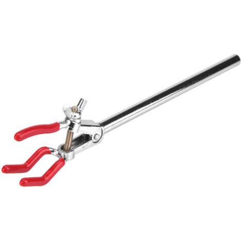 Pince à trois mâchoires pour instrument de laboratoire chimique, support de condenseur en alliage de zinc pour cornue (petite) (1/5)