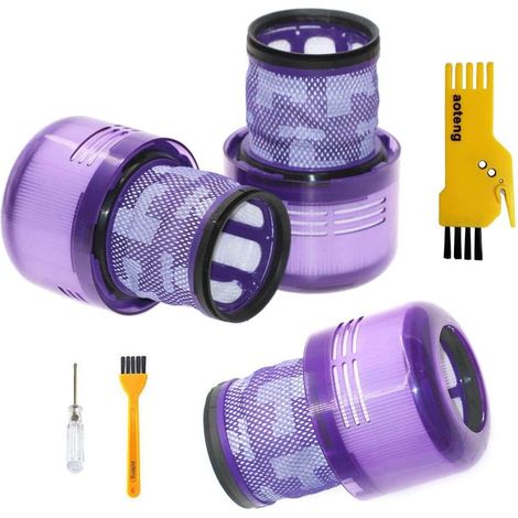 Filtres de Remplacement pour kit d'accessoires pour aspirateur sans Fil à Bras Dyson V11 Torque Drive, Paquet de 3 filtres Hepa (1/5)
