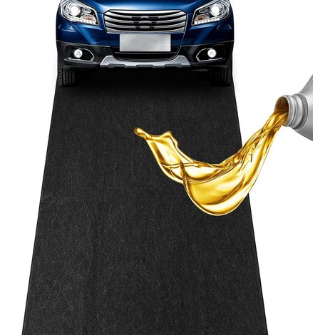 Tapis de Sol de Garage 100x200cm, Tapis Absorbant l'huile Extra épais 0,4 cm, Tapis de Garage avec dos en Caoutchouc, Antidérapant, Imperméable et Résistant à l'huile Moteur (1/5)