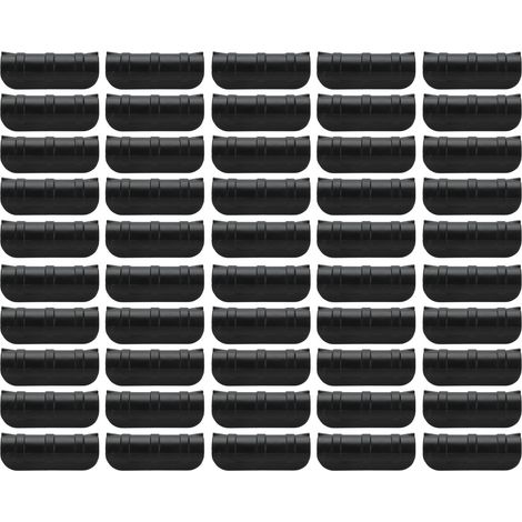 50 Stück 10 cm lange, hitzebeständige Gewächshausfolienclips, Clips für Rohre und Gartenkonstruktionen (1/5)