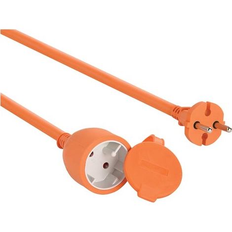RALLONGE 25 m - 2G1.5 - câble: H05VV-F 2x1.5 mm² - puissance max.: 3500 W ECF25M
