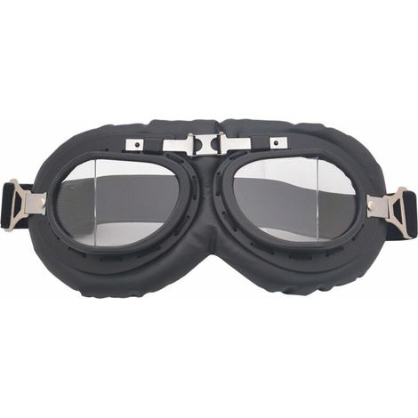 Lunettes de casque vintage moto Scooter cyclisme lunettes de protection UV