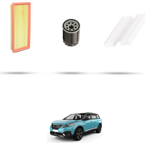 Kit tagliando 3 filtri compatibile con Peugeot 5008 II (P87) 1.2 PureTech 96kw dal 2017 (1/5)