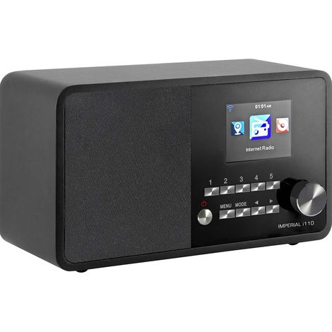 Imperial i110 Radio Internet da tavolo Internet USB, Internetradio Nero (1/5)
