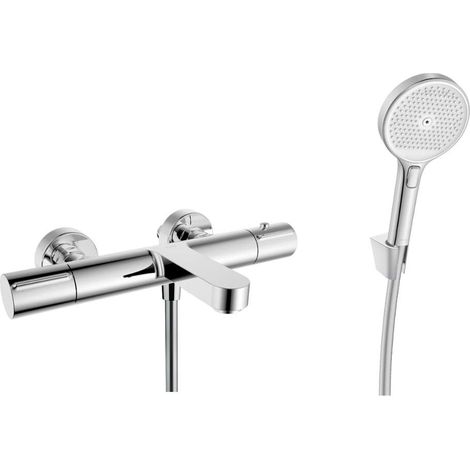 kielle Oudee - Thermostat-Badewannenarmatur mit Zubehör, Chrom 10302SNT30