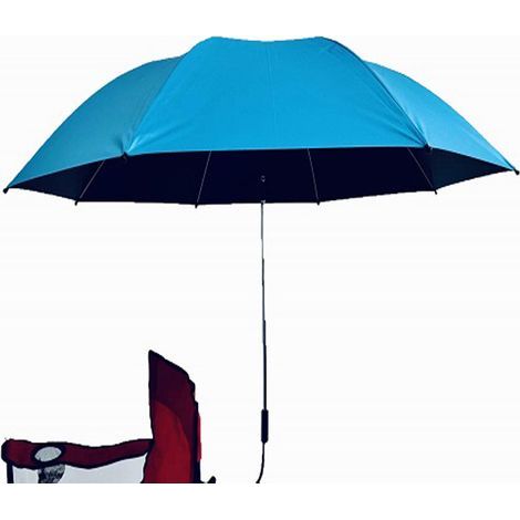 Packungsinhalt: 1 Strandschirm mit Universalklemme, 360° verstellbarer UPF 50+ Schirm, tragbarer Schirm für Strandstühle (Stuhl nicht im Lieferumfang enthalten) (1/5)