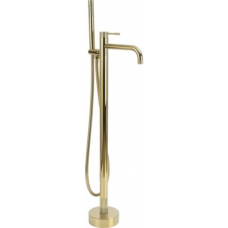 Robinet De Baignoire Sur Pied Rea Venti Gold (1/5)