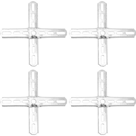 4 supports de fixation pour luminaires, pièces de luminaires en forme de croix de fer (1/5)