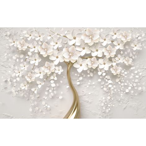 Papier peint panoramique - Fleurs - 130 cm x 81 cm (1/2)