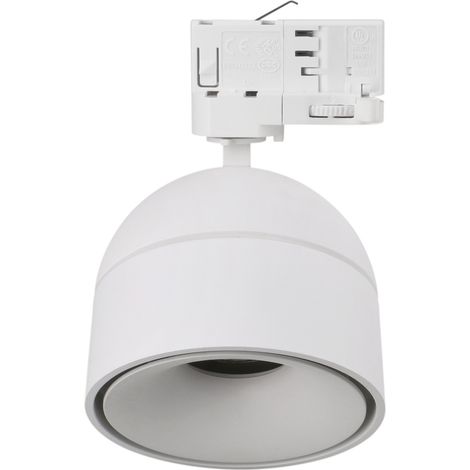 Projecteur rail tilt UKU2 Corte de fase L,C LED COB 7W 881lm(695lm)/913lm(673lm)/954lm(712lm) CRI90 2700K/3000K/4000K 20º Blanc Blanc