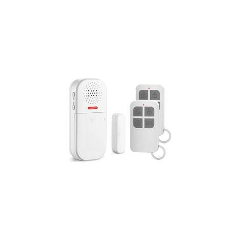 Alarme Sans Fil 130 dB – 2 Télécommandes, 5 Modes, Capteur Magétique Porte/Fenêtre