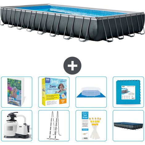 Ultra XTR Pool Rechteckig - 975x488x132 cm - 9-teilig S566