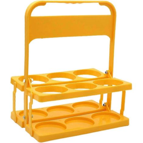 Porte-bouteille de café pliable, porte-boissons pour restaurant, mariage, karaoké-Yellow (1/5)