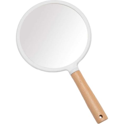 Handle makeup mirror-round-white (1/5)