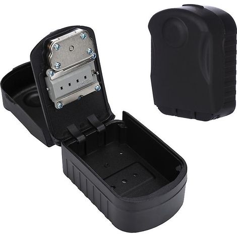 [Nuova generazione] Cassaforte di grandi dimensioni con combinazione e chiavi di riserva, cassetta portachiavi a parete con protezione per esterni per fabbrica, auto, garage - AquaForge (1/3)
