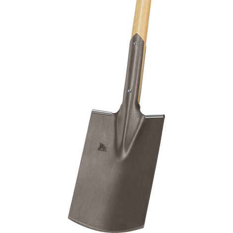 Padrino di costruzione LEONE 285x185/180mm Gr.2 Forma da giardiniere con protezione antiscivolo e manico a T in acero (1/4)