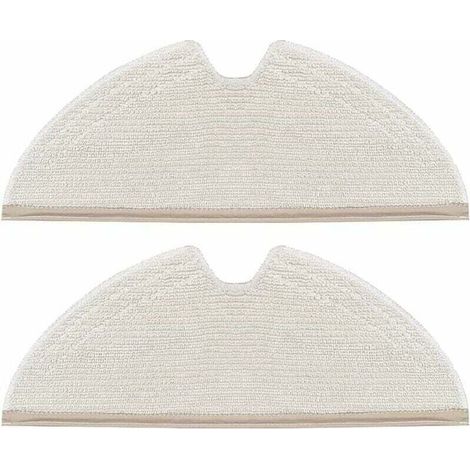 Accessoires pour Xiaomi Roborock S50 Robot Aspirateur Chiffons de Nettoyage 2 Pièces