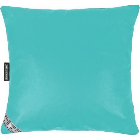 Coussin Similicuir Outdoor Turquoise Happers 60x60 Turquoise