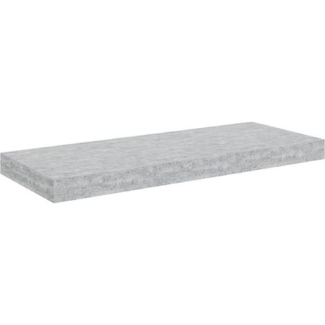 Maison Exclusive - Schweberegal Betongrau 60x23,5x3,8 cm MDF (1/5)