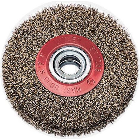 86517 - SPAZZOLA A DISCO 125x30x25 FILI OTTONATI