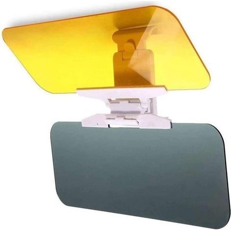 2-in-1 HD-Auto-Sonnenblende mit Blendschutz für Tag- und Nachtfahrten, verstellbare Sonnenblende und Nachtsicht-Verlängerung (1/5)