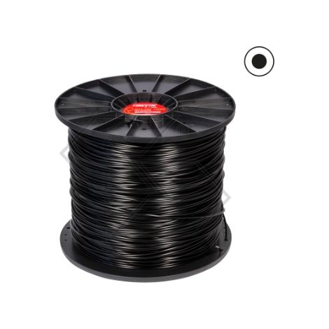 Bobina 8 Kg filo decespugliatore FORESTAL sezione tonda Ø filo 4.0 mm