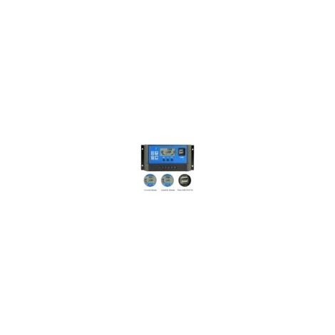 royaluxe -Contrôl de Charge et de décharge solaire 20A, 12V 24V, régulat solaire automatique LCD avec double USB 5V, nouveau (1/5)