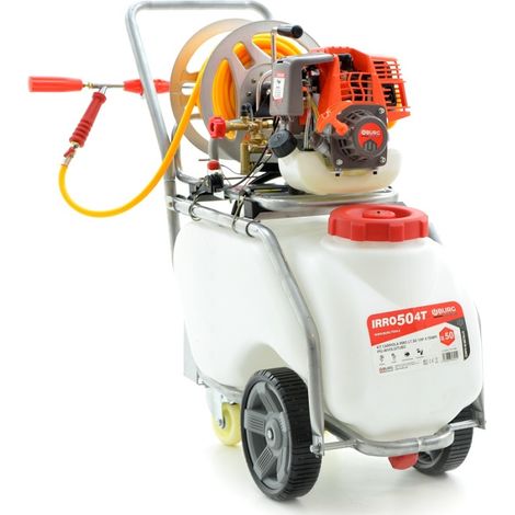 Carriola irroratrice a scoppio 1.2 hp con lancia tubo Burg