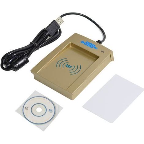 Programmateur de cartes RFID PNI Flh60 USB pour verrouillage d'hôtel PNI Ch2000r/Ch2000r - Noir